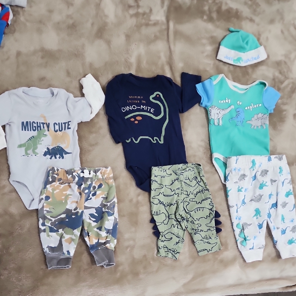 Baby Boy - 3 Matching Sets - 7 Items